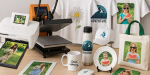 сублімація на футболках, чашках і сувенірах — обладнання та готова продукція