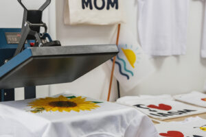 термоперенос на футболці — нанесення зображення термопресом у виробництві