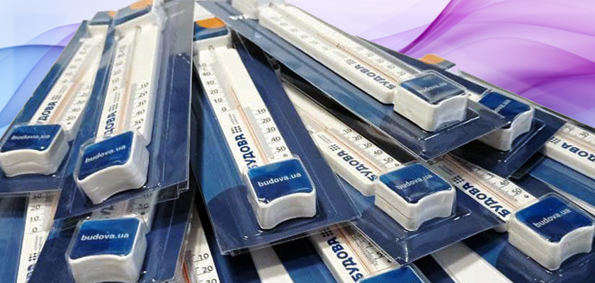 Рекламні термометри з логотипом