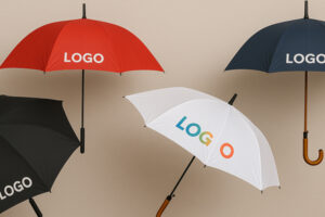 Друк логотипу на парасолях