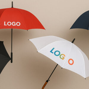 Друк логотипу на парасолях