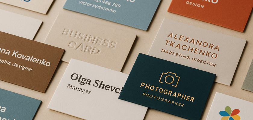 Друк візитних карток