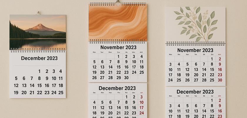 Настінні квартальні календарі