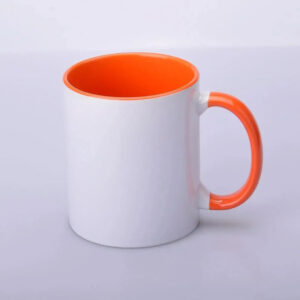 Чашка для сублімації кольорова всередині і ручка 330 мл