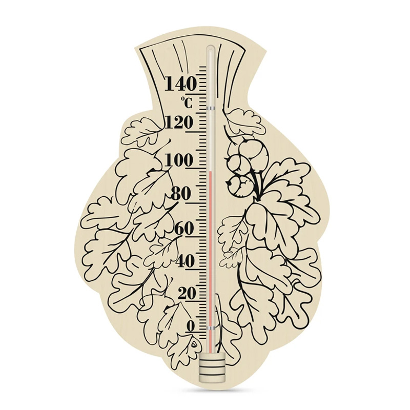 Термометр для сауни з дерева С-06