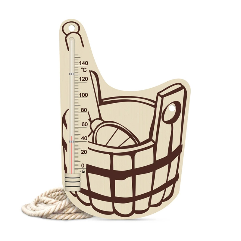 Термометр для сауни з дерева С-07