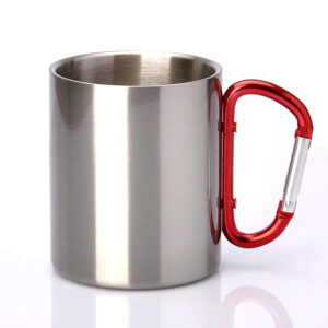 Кружка сублімаційна сталева з карабіном 300 мл