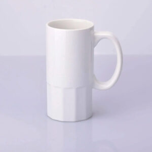 Пивний келих сублімаційний керамічний з гранями внизу 500 мл