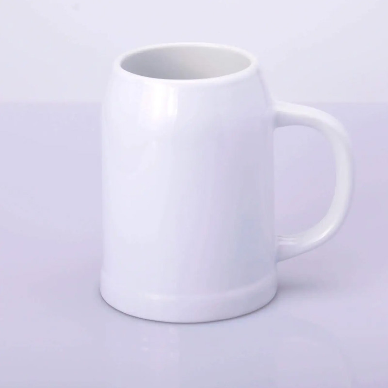 Пивний келих сублімаційний керамічний "Діжка" 500 мл