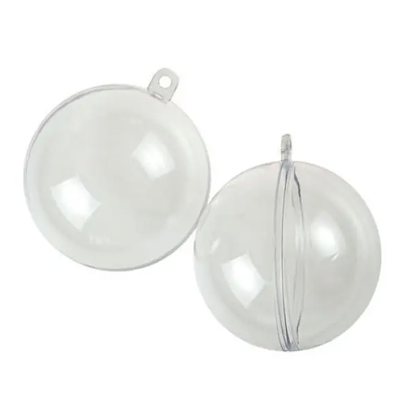 Ялинкова кулька пластикова прозора "Скринька" 8, 10 см см