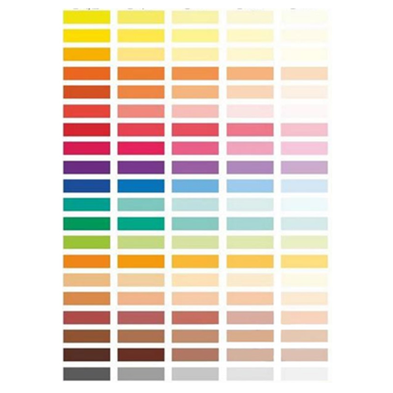 Можливі кольори пластикових ялинкових кульок під замовлення