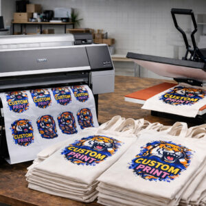 DTV-друк на шоперах — принтер, плотер і термопрес у процесі брендування текстилю