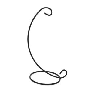 Підставка-підвіс для ялинкових куль металева чорна