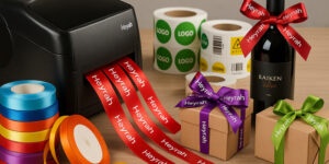 термодрук етикеток і стрічок — брендовані наліпки та пакувальні стрічки з логотипом