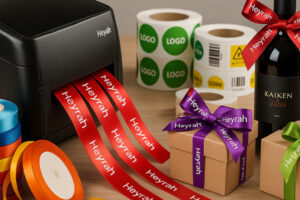 термодрук етикеток і стрічок — брендовані наліпки та пакувальні стрічки з логотипом