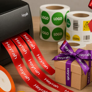 термодрук етикеток і стрічок — брендовані наліпки та пакувальні стрічки з логотипом