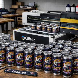 УФ-друк на термочашках — процес нанесення логотипів на металеві чашки у виробництві