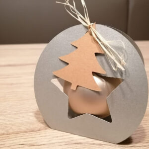 Картонна упаковка для ялинкових куль "КОШИК"