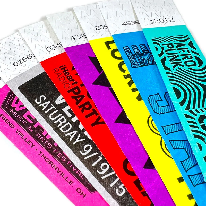 Контрольні браслети TYVEK® з логотипом