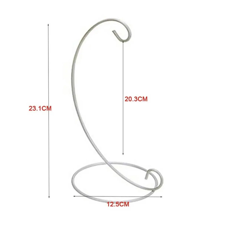 Підставка-підвіс для ялинкових куль металева розміри