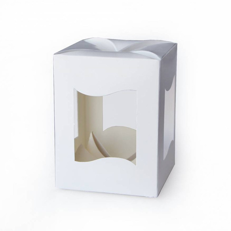 Самозбірна картонна коробочка для ялинкових куль 10 см