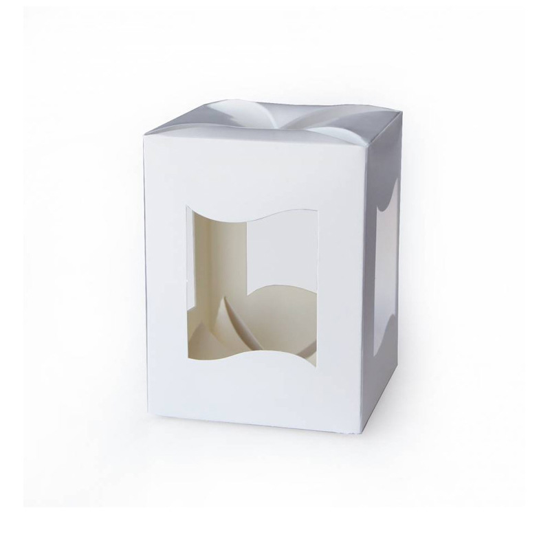 Самозбірна картонна коробочка для ялинкових куль 8 см