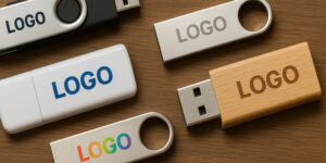 Друк логотипу на флешках