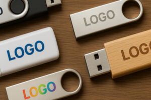 Друк логотипу на флешках