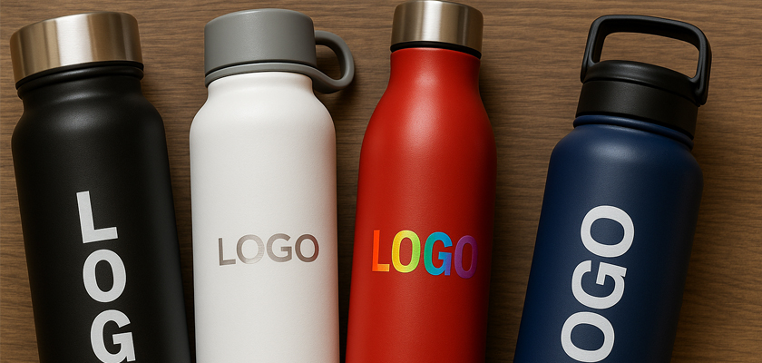 Друк логотипу на термосах