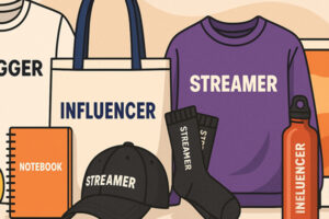 мерч для блогерів, інфлюенсерів, стрімерів