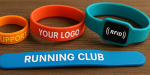 Друк на силіконових браслетах з логотипом та RFID браслет для івентів