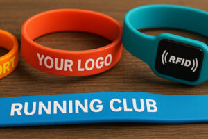 Друк на силіконових браслетах з логотипом та RFID браслет для івентів