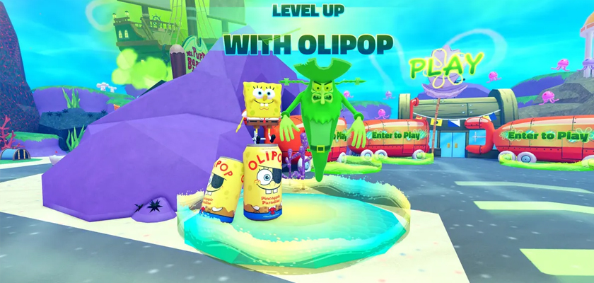 Olipop SpongeBob Roblox Pineapple Paradise