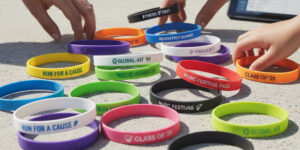 Брендовані силіконові браслети
