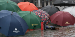 Парасолі з логотипом