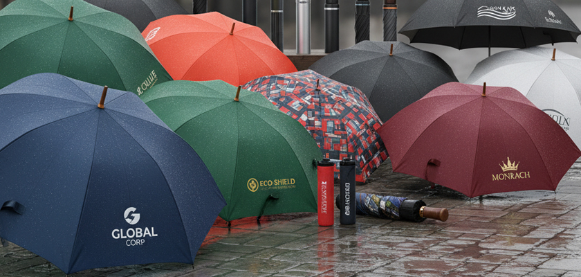Парасолі з логотипом