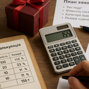 Як розрахувати кількість сувенірів