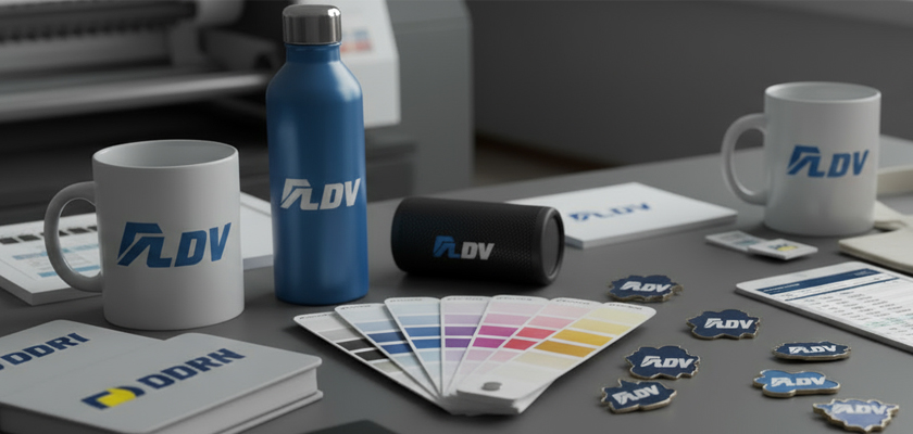 друк логотипу на сувенірах