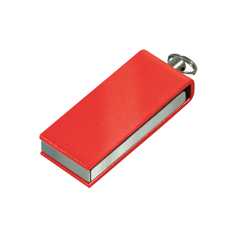 Флешка GOODRAM USB CU008 у різних кольорах із друком логотипу червона