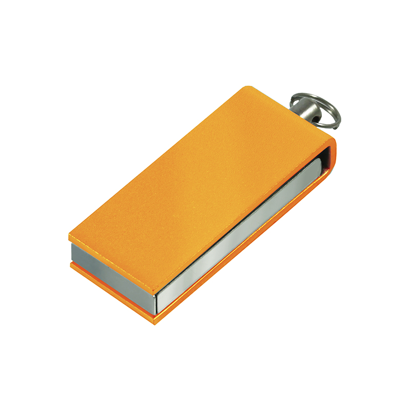 Флешка GOODRAM USB CU008 у різних кольорах із друком логотипу помаранчева