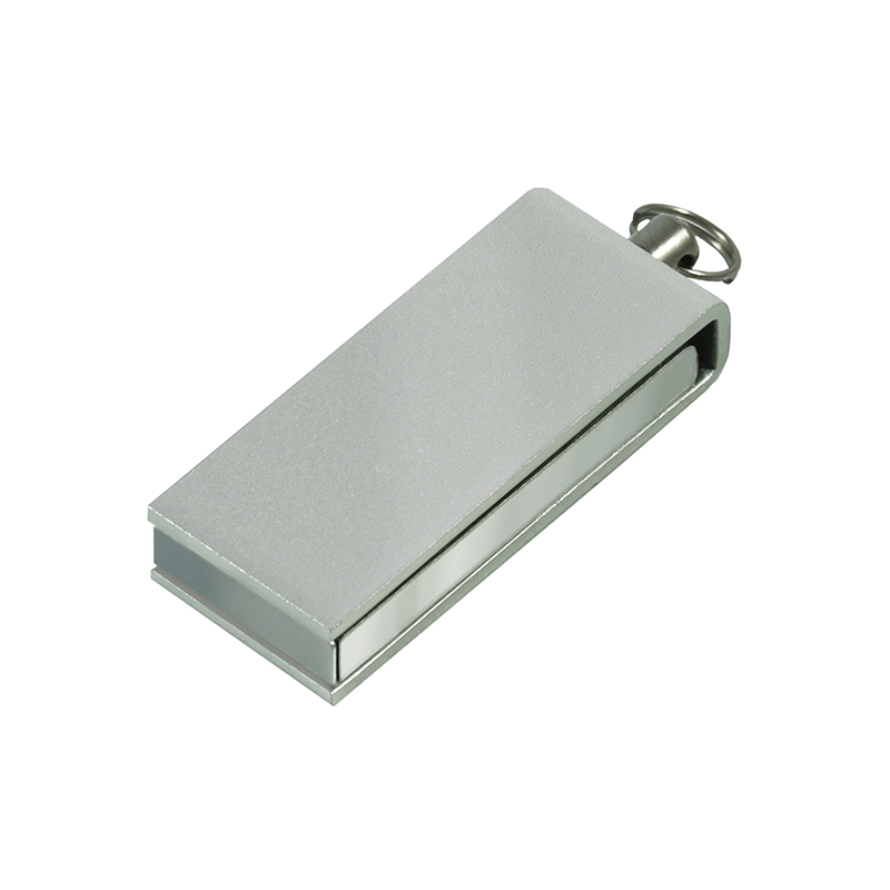 Флешка GOODRAM USB CU008 у різних кольорах із друком логотипу сіра