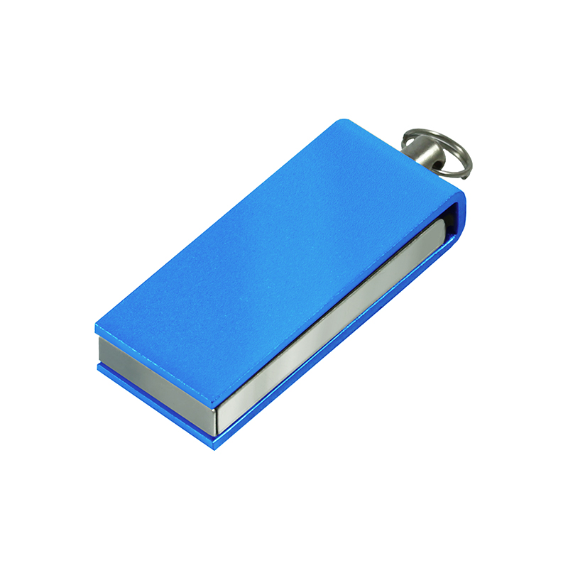 Флешка GOODRAM USB CU008 у різних кольорах із друком логотипу синя