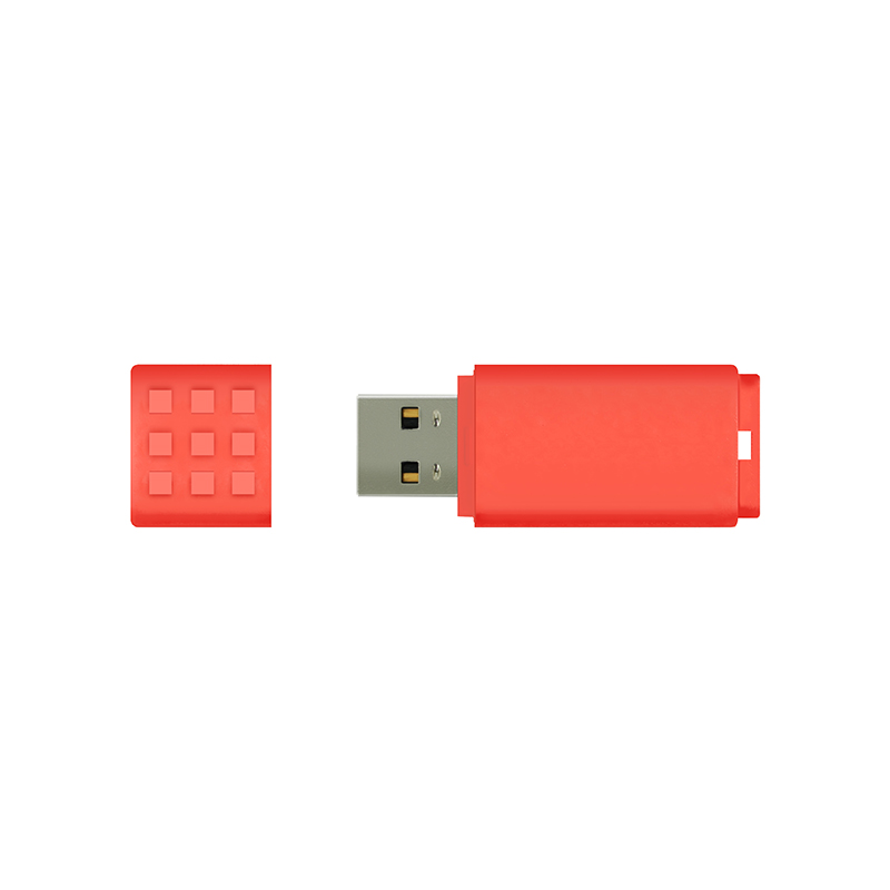 Флешка GOODRAM USB ME030 для корпоративних подарунків червона