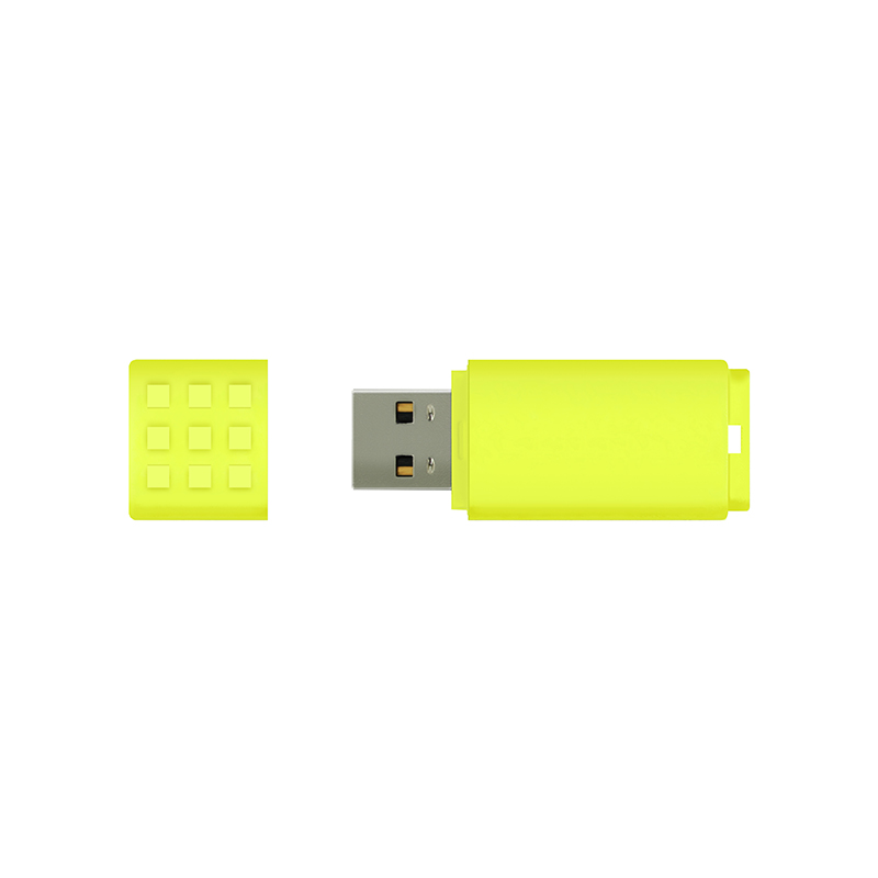 Флешка GOODRAM USB ME030 для корпоративних подарунків жовта