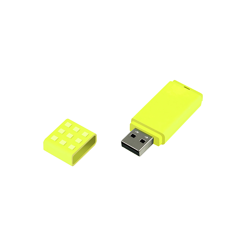 Флешка GOODRAM USB ME030 з логотипом жовта