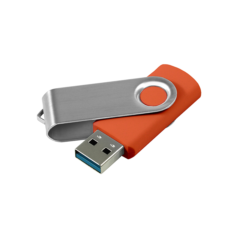 GOODRAM USB TS001 брендована флешка з поворотним корпусом червона
