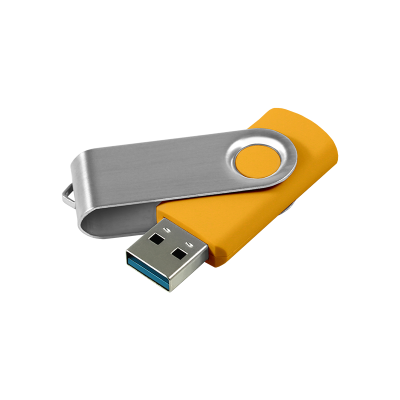 GOODRAM USB TS001 брендована флешка з поворотним корпусом помаранчева