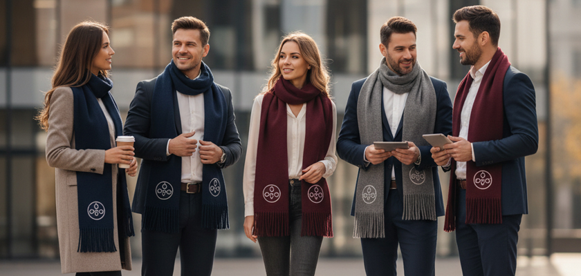 Шарфи з логотипом