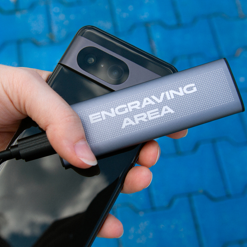 SSD GOODRAM GMSK з логотипом компанії на алюмінієвому корпусі