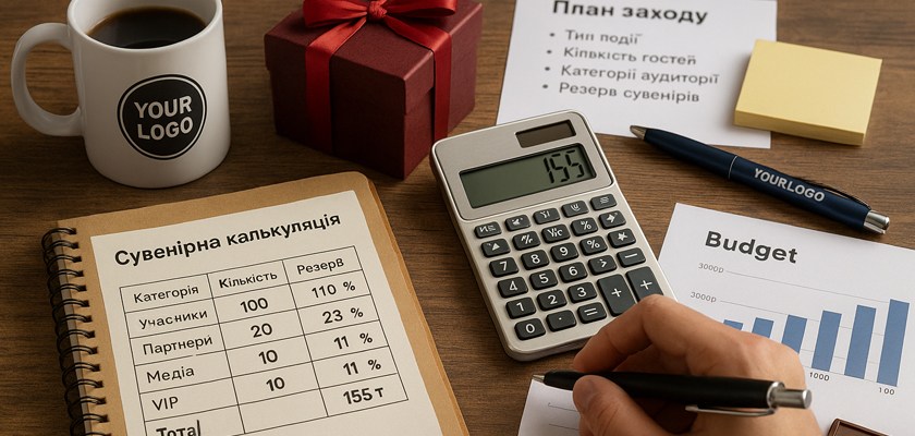 Як розрахувати кількість сувенірів